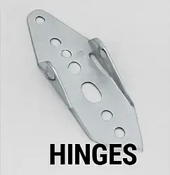 Garage door hinges