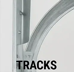 Garage door tracks